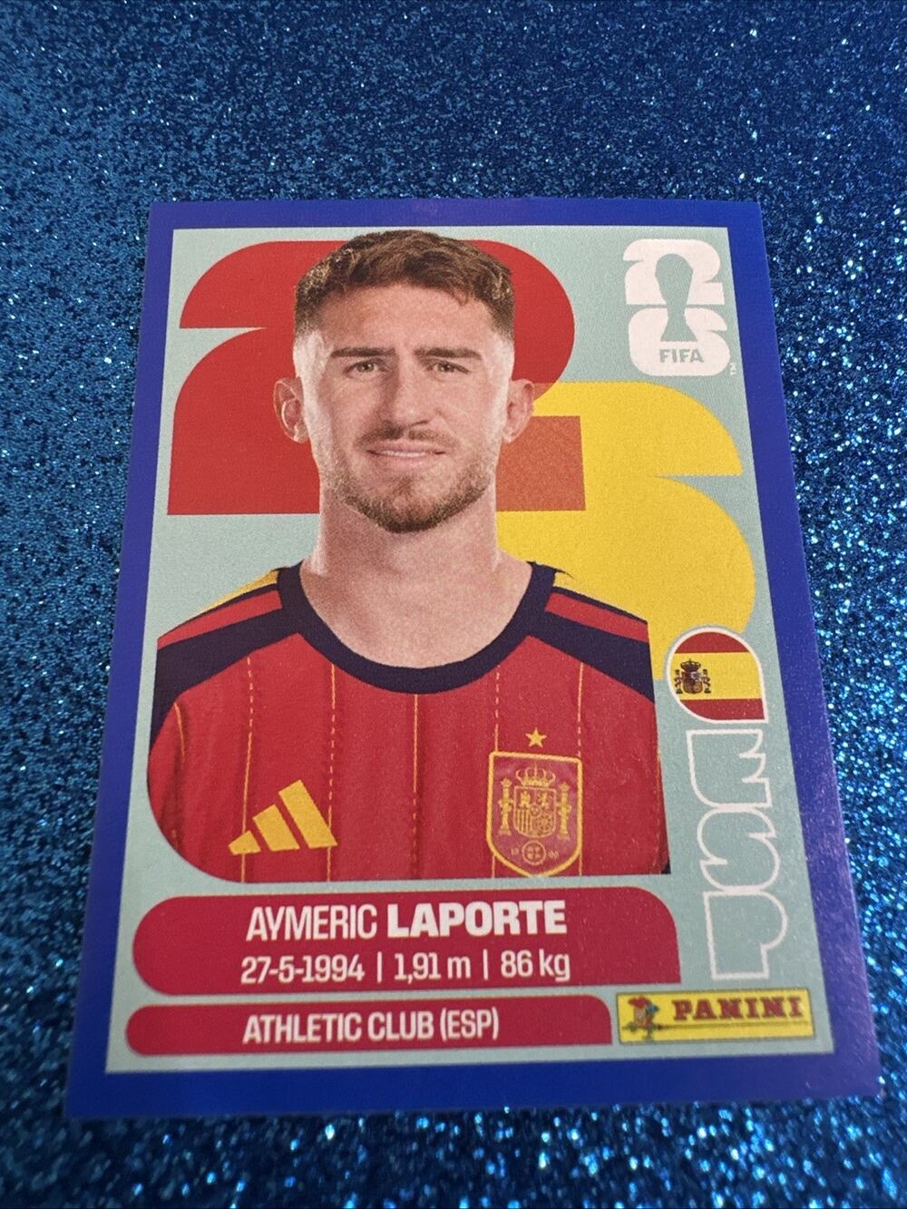 Panini FIFA World Cup 2026 Soccer Aymeric Laporte Player Portrait Sticker ESP 4